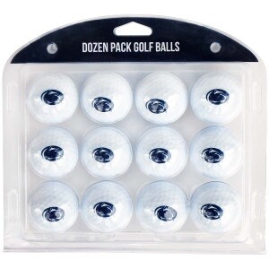 golf balls 12 pack with Penn State Athletic Logo image